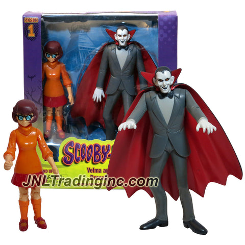 Characters Scooby-Doo! Series 2 Pack 5 Inch Tall Action Figure Set - VELMA and DRACULA