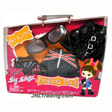 MGA Entertainment Bratz Big Babyz Fashion Pack Set - PRETTY 'N' PUNK with Black "Leather" Jacket, Sunglasses, Denim Skirt and Handbag (Doll Sold Separately)