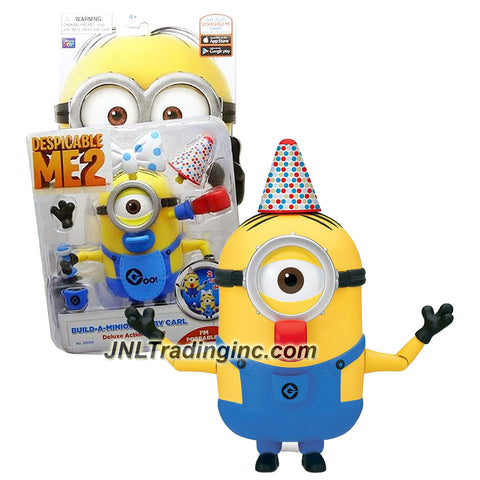Thinkway Toys Movie Series "Despicable Me 2" 5 Inch Tall Deluxe Action Figure : BUILD-A-MINION-BABY CARL with 11 Detachable Accessories