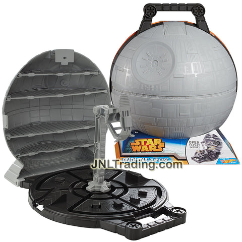 Hot Wheels Year 2014 Star Wars Accessory Set - DEATH STAR PLAY CASE with Transport Arm