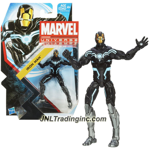 Hasbro Year 2013 Series 5 Marvel Universe Single Pack 4 Inch Tall Action Figure #18 - Zero Gravity Space Armor IRON MAN