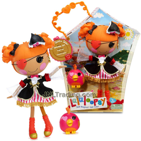 Lalaloopsy Sew Magical! Sew Cute! 12 Inch Tall Button Doll - Peggy Seven Seas with Pet One-Eyed Parrot