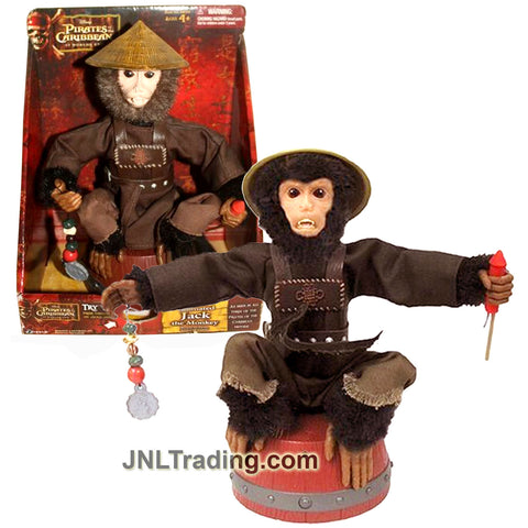 Year 2007 Disney Pirates of the Caribbean At World's End 8 Inch Tall Electronic Figure - ANIMATED JACK THE MONKEY