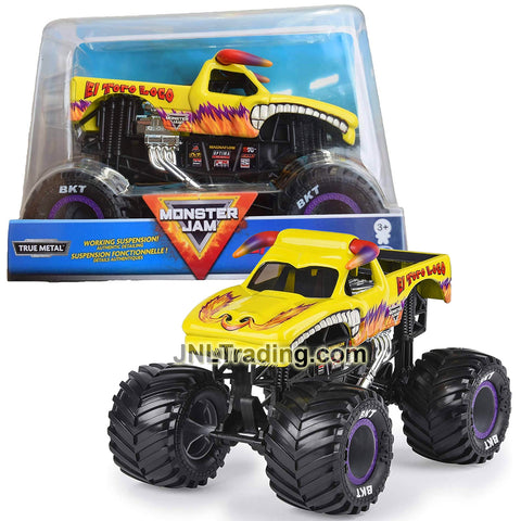 Year 2020 Monster Jam 1:24 Scale Die Cast Metal Official Truck Series - EL TORO LOCO with Monster Tires and Working Suspension