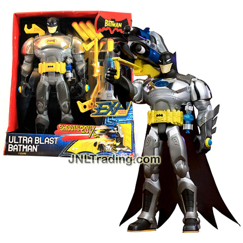 Mattel Year 2006 The Batman EXP Extreme Power Series 15-1/2 Inch Tall Action Figure Set - ULTRA BLAST BATMAN with Foam Dart Blaster, 6 Foam Darts, Power Key and Target Board