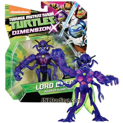 Year 2015 Teenage Mutant Ninja Turtles TMNT Dimension X Series 5 Inch Tall Action Figure - Ruler of Planet Sectoid LORD DREGG
