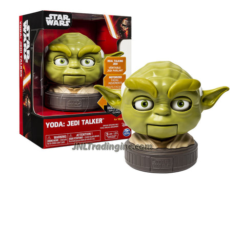 Spin Master Star Wars Real Talking Jedi with Motorized Facial Movement 5-1/2" Tall Figure - YODA the Jedi Talker