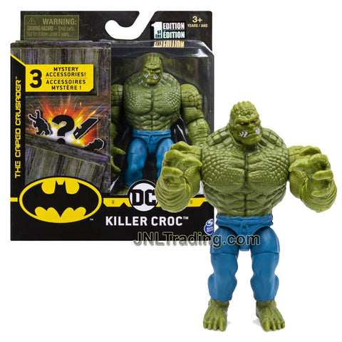 Year 2020 DC Comics The Caped Crusader Creature Chaos 1st Edition Series 4.5 Inch Tall Action Figure - KILLER CROC 20124573 with 3 Mystery Accessories