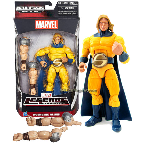 Hasbro Year 2015 Marvel Legends Infinite The Allfather Series 7" Tall Action Figure - Avenging Allies Marvel's SENTRY with The Allfather's 1 Pair of Arm