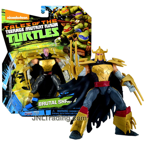 Playmates Year 2017 Tales of the Teenage Mutant Ninja Turtles TMNT Series 5 Inch Tall Figure - BRUTAL SHREDDER with Removable Helmet