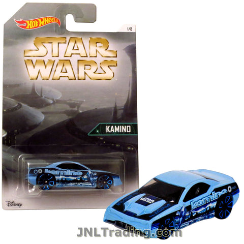 Hot Wheels Year 2015 Star Wars Series 1:64 Scale Die Cast Car Set 1/8 - Light Blue KAMINO RAPID TRANSIT DJL08