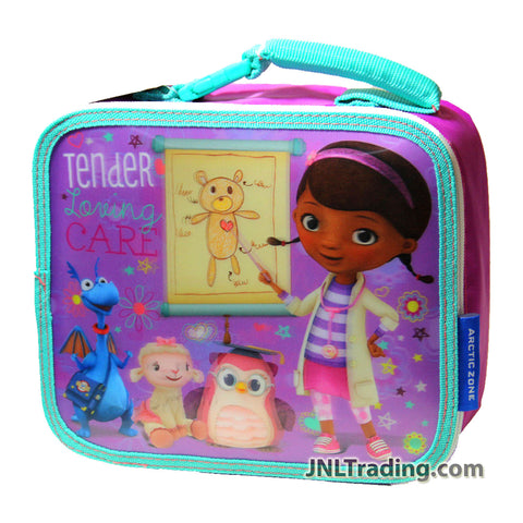 Disney Doc McStuffins Tender Loving Care Soft Insulated Lunch Bag Box Tote