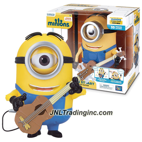 Illumination Entertainment Minions Movie Exclusive 8-1/2 Inch Tall Electronic Figure - MINION STUART Interacts with Guitar