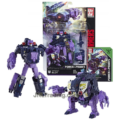 Year 2017 Transformers Generations Power of the Primes Series Deluxe Class 6 Inch Tall Figure - Terrorcon BLOT with Blaster, Prime Armor and Collector Card (Beast Mode: Ape Monster)
