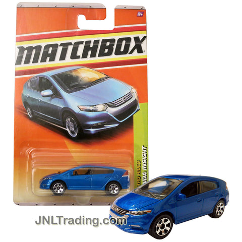 Matchbox Year 2010 MBX Metro Rides Series 1:64 Scale Die Cast Car Set #31 -Blue Hybrid Electric Vehicle HONDA INSIGHT (6/6) T8921