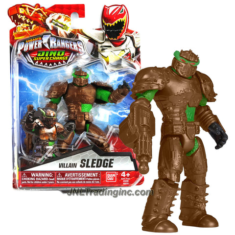 Bandai Year 2015 Saban's Power Rangers Dino Super Charge Series 5 Inch Tall Action Figure - Villain SLEDGE with Blaster