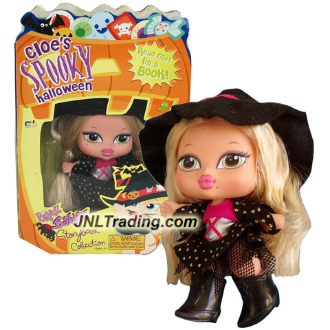 MGA Entertainment Bratz Babyz Storybook Collection 5 Inch Doll Set - CLOE'S SPOOKY HALLOWEEN with Cloe as Witch, Hairbrush and Story Book For You