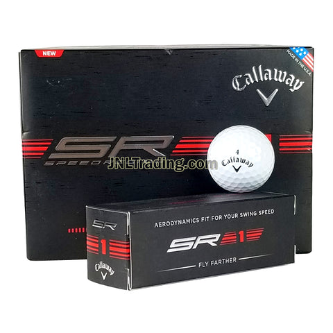 Callaway Speed Regime SR1 Moderate Swing Speed Golf Ball (Qty: 12 Balls)