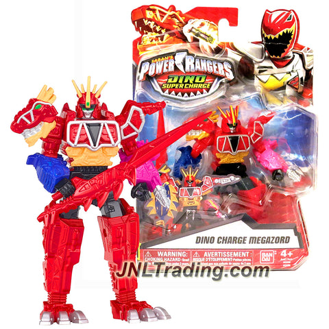 Bandai Year 2015 Saban's Power Rangers Dino Super Charge Series 5 Inch Tall Action Figure - DINO CHARGE MEGAZORD with Sword