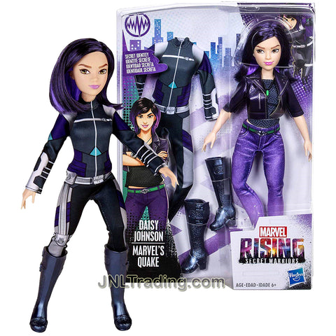 Year 2018 Marvel Rising Secret Warriors Series 11 Inch Tall Figure : Daisy Johnson with Necklace and Marvel's Quake Uniform