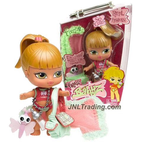 MGA Entertainment Bratz Babyz So Cute Series 5 Inch Doll - FIANNA with Baby Bottle Necklace, Shoulder Bag, Frageance the Dragonfly Icon and Blanket
