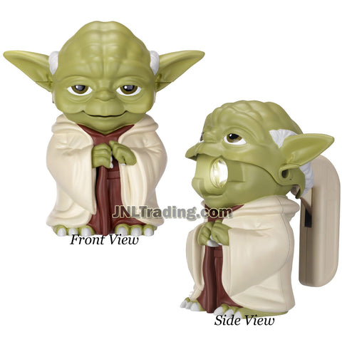 Disney Store Authentic Star Wars 5 Inch Tall YODA Flashlight Figure with Sound Effects