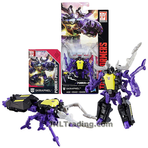 Year 2017 Transformers Generations Power of the Primes Series Legends Class 4 Inch Tall Figure - SKRAPNEL with Collector Card (Beast: Stag Beetle)