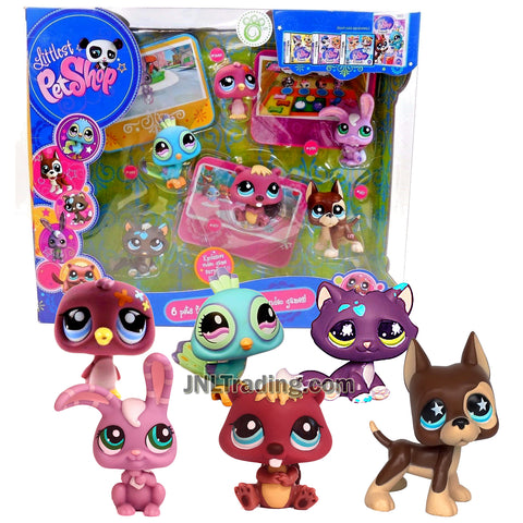 Year 2009 Littlest Pet Shop 6 Pets from the LPS Friends Video Games wi –  JNL Trading