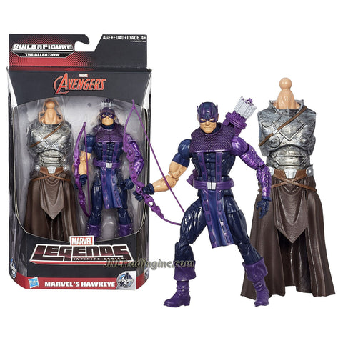 Hasbro Year 2015 Marvel Legends Infinite Series 6" Tall Action Figure - Marvel's HAWKEYE with Bow, Arrows and The Allfather Abdomen