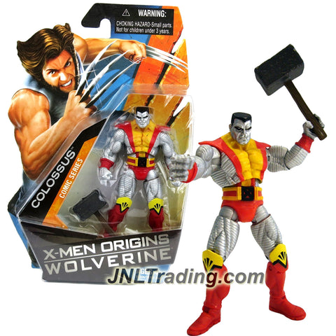 Hasbro Year 2009 X-Men Origins Wolverine Series 4-1/2 Inch Tall Action Figure - Comic Series COLOSSUS with Hammer