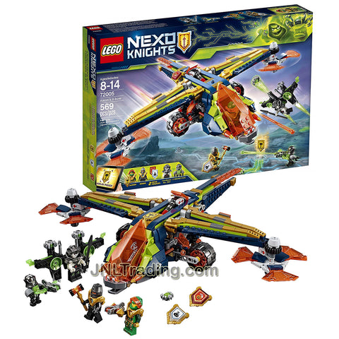 Year 2018 Lego Nexo Knights Series Set 72005 : AARON'S X-BOW with Aaron, Robin, VanByter No. 307 and CyberByter Minifigures (Pieces: 569)