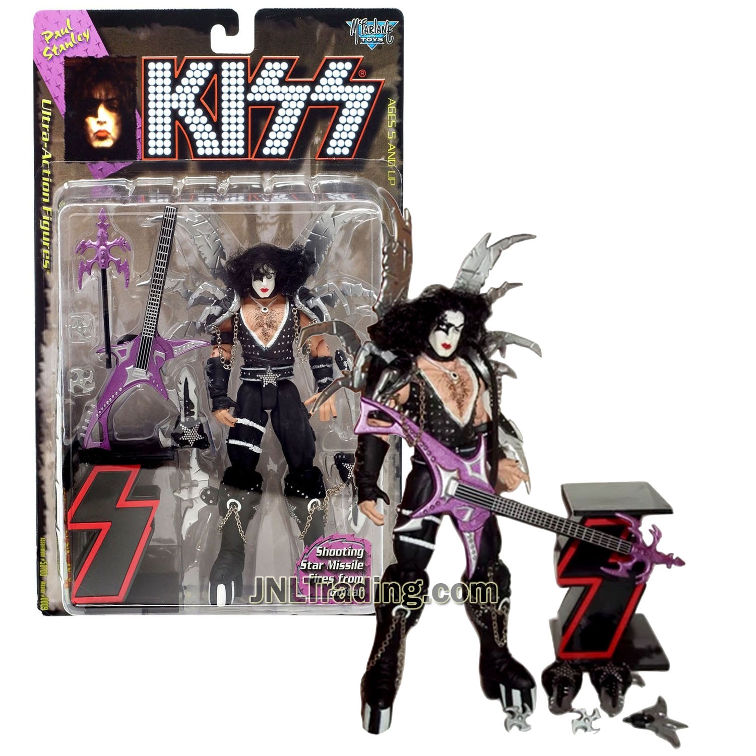 Mcfarlane Kiss PAUL STANLEY Ultra Action Figure Shooting