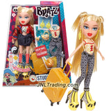 MGA Year 2015 Bratz Study Aborad Series 10 Inch Doll Set - CLOE to China with 2 Outfits, Teapot with Cup, Suitcase, Earrings, Purse and Stickers