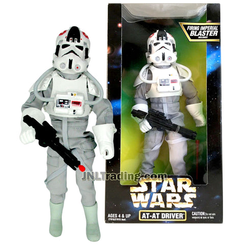 Star Wars Year 1997 The Empire Strikes Back Action Collection Series 12 Inch Tall Fully Poseable Figure : AT-AT DRIVER in Authentically Styled Outfit with Imperial Blaster Rifle