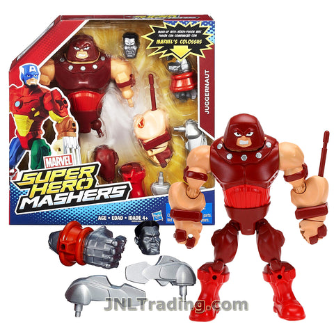 Marvel Year 2015 Marvel Super Hero Mashers Upgrade Your Mash-Up Series 6 Inch Tall Figure - JUGGERNAUT with Fist Launcher, Colossus' Head and Right Hand