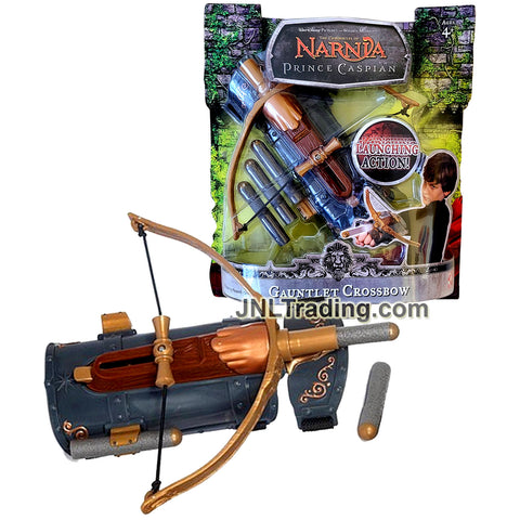 Year 2007 Chronicles of Narnia Prince Caspian Series Accessory Set - GAUNTLET CROSSBOW with 3 Foam Darts