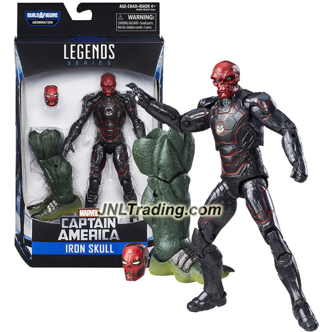 Hasbro Year 2015 Marvel Legends Abomination Series 7 Inch Tall Figure - IRON SKULL with Extra Head and Abomination's Left Leg