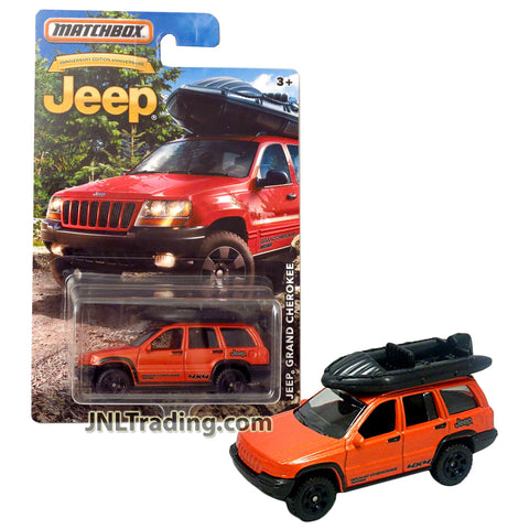 Year 2015 Matchbox Anniversary Edition Series 1:64 Scale Die Cast Metal Car : Copper Mid-Size SUV JEEP GRAND CHEROKEE