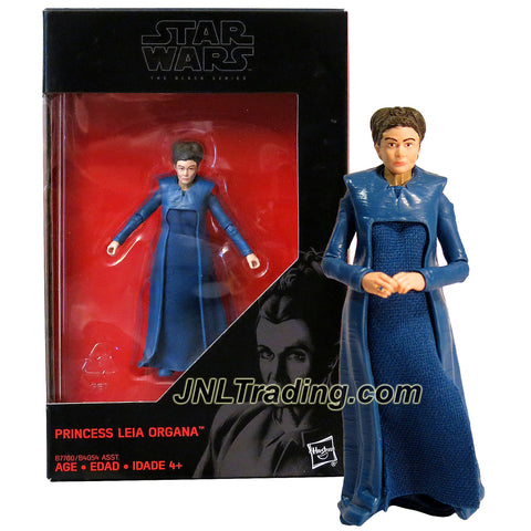 Product Features Includes:  PRINCESS LEIA ORGANA B7760 in Blue Gown Princess Leia Organa figure measured approximately 4 inch tall Produced in year 2015 For age 4 and up Product Description Despite all that she has endured and lost in a lifetime of war, Princess Leia Organa continues to shine as a beacon of hope for the loyal soldiers of the Resistance under her command.