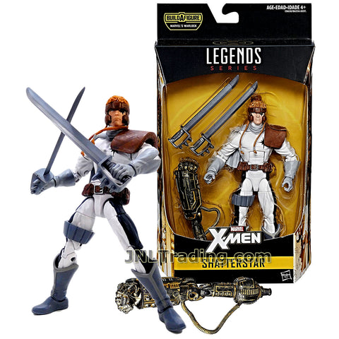 Marvel Legends Year 2016 Warlock Series 6 Inch Tall Figure : X-Men SHATTERSTAR with Swords and Warlock's Right Arm
