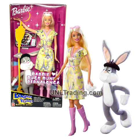 Year 2003 Barbie Looney Tunes Series 12 Inch Doll - BARBIE Loves BUGS BUNNY PERNALONGA