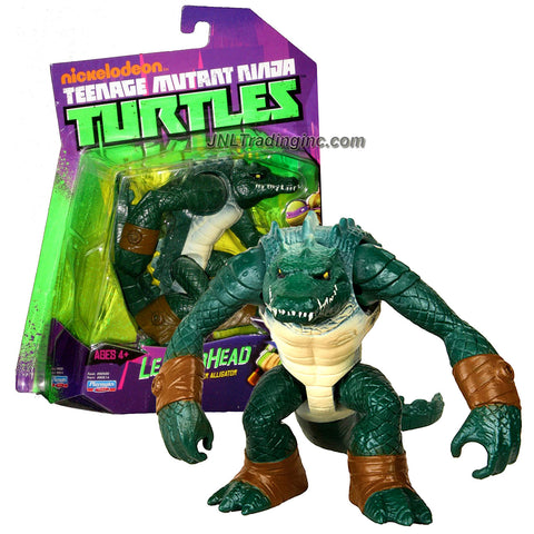 Playmates Year 2012 Nickelodeon Teenage Mutant Ninja Turtles 5 Inch Tall Action Figure - Giant Mutant Sewer Alligator LEATHERHEAD with Removable Tail