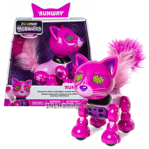 Zoomer Meowzies Cattitude Interactive Kitten RUNWAY with Lights, Sounds and Sensors