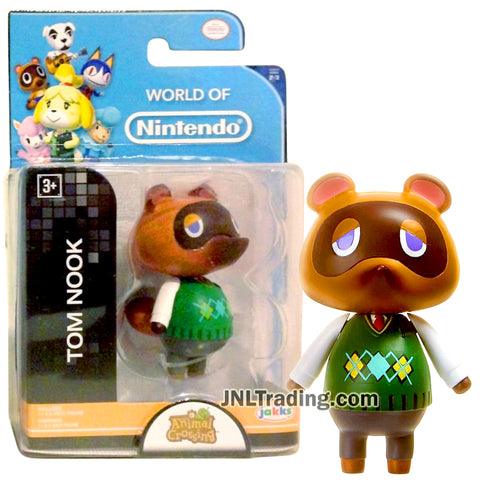 Year 2016 World of Nintendo New Leaf Welcome to Animal Crossing Series 2-1/2 Inch Tall Mini Figure - TOM NOOK