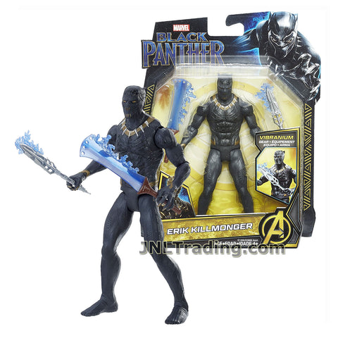Marvel Year 2017 Black Panther Movie Series 6 Inch Tall Figure - ERIK KILLMONGER with 2 Swords
