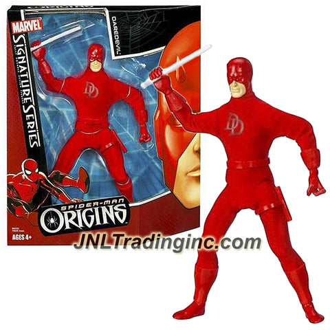Hasbro Year 2006 Marvel Legends Signature Series Spider-Man Origins 9 Inch Tall Fully Posable Action Figure - DAREDEVIL with White Billystick
