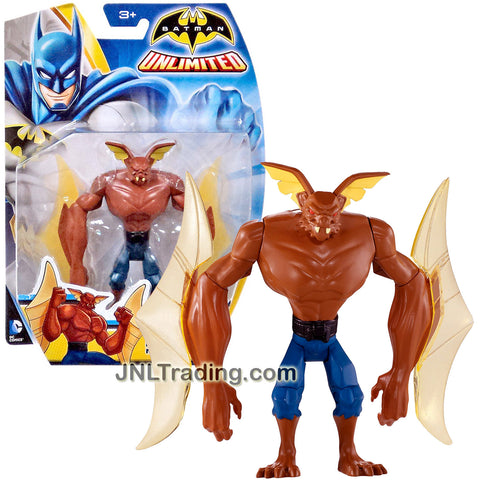 Mattel Year 2014 DC Comics Batman Unlimited Series 4-1/2 Inch Tall Action Figure - Wingforce MAN-BAT