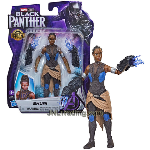 Year 2022 Marvel Studios Legacy Collection Black Panther Series 6 Inch Tall Figure - SHURI with Vibranium Claw