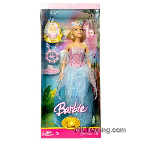 Year 2007 Barbie Princess Series 11 Inch Doll Set - Swan Lake PRINCESS ODETTE with Tiara and Necklace