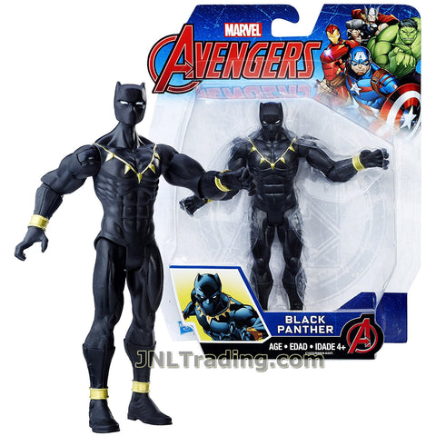 Marvel Year 2016 The Avengers Series 6 Inch Tall Action Figure - BLACK PANTHER